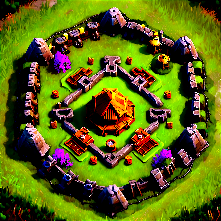 Coc Village Layout Screenshot Png Hne50