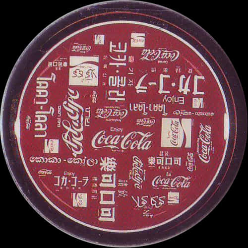 Coca Cola Logo Multilingual Circle