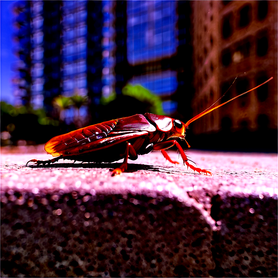 Cockroach In Urban Setting Png 05232024