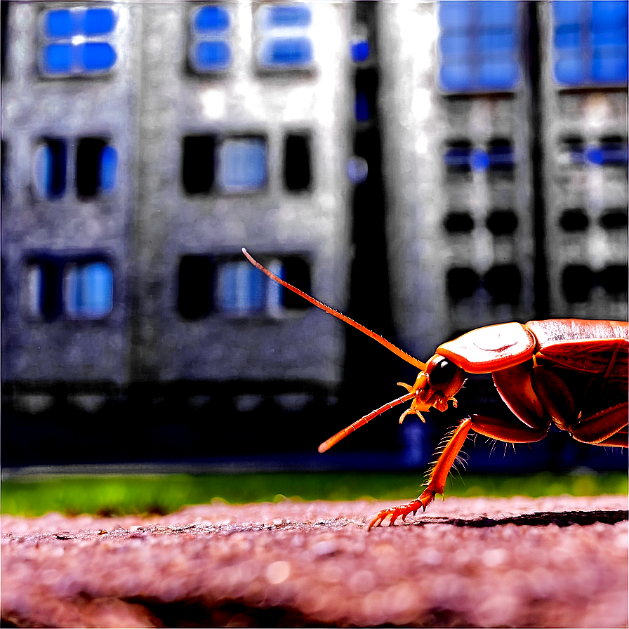 Cockroach In Urban Setting Png Uch34