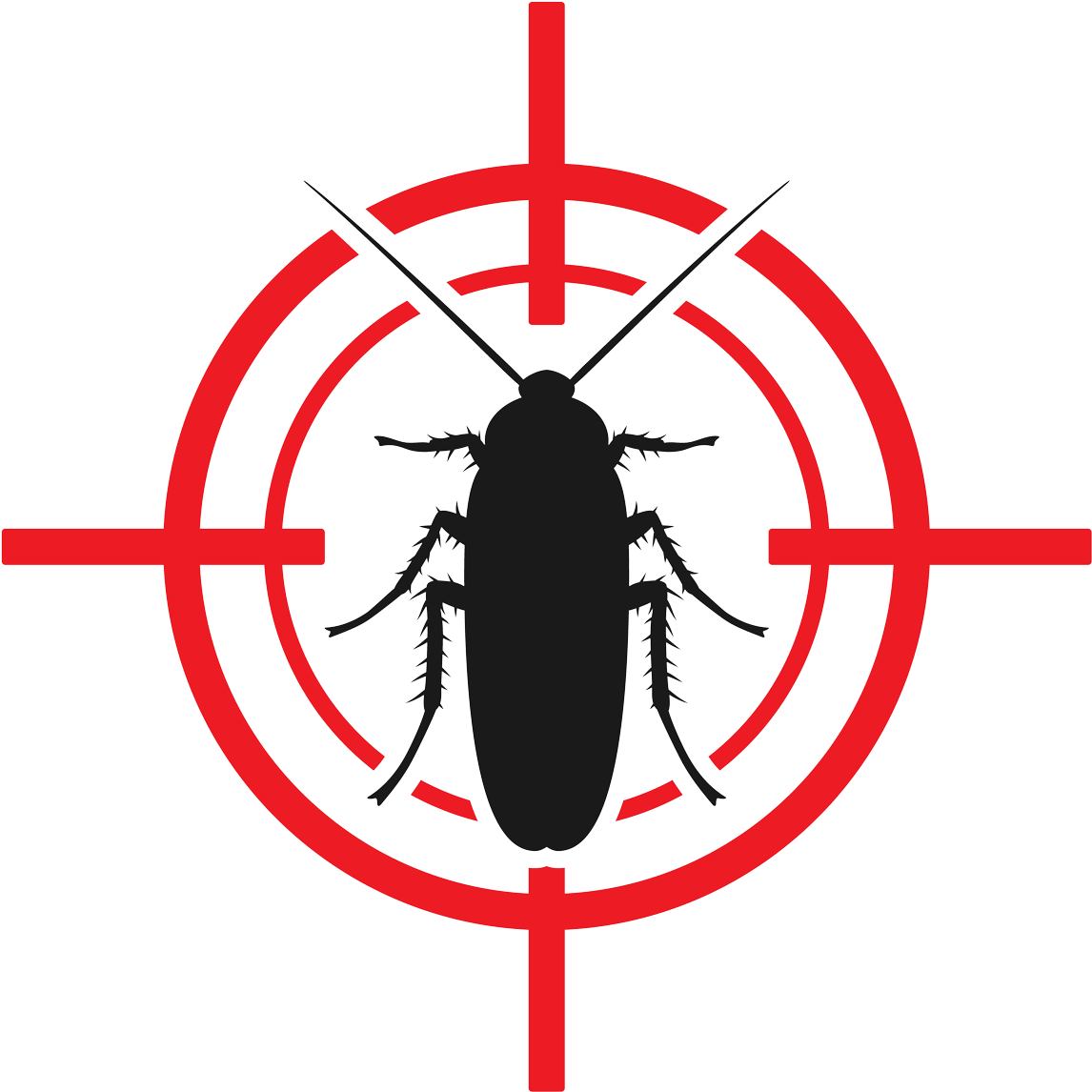 Cockroach Target Silhouette