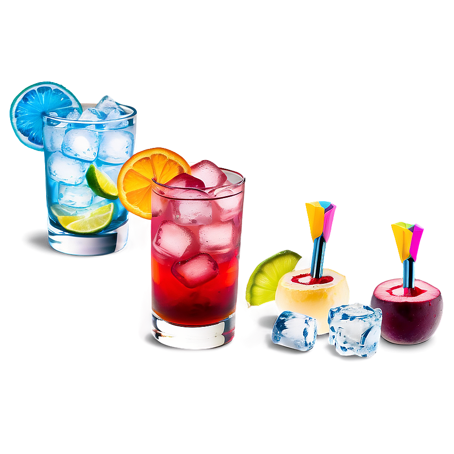 Cocktail Ice Variations Png Sdw