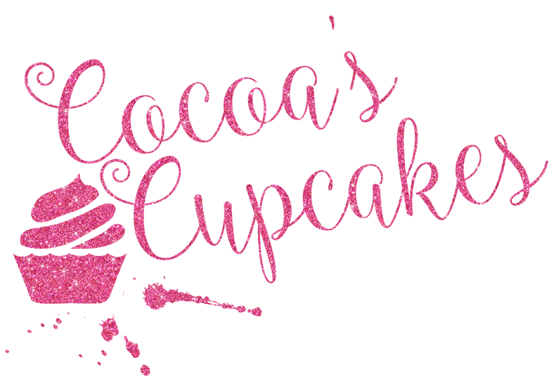 Cocoas Cupcakes Logo Sparkle