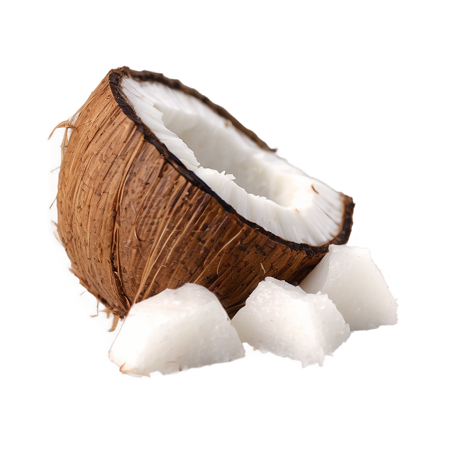 Coconut Half Slice Png 05242024