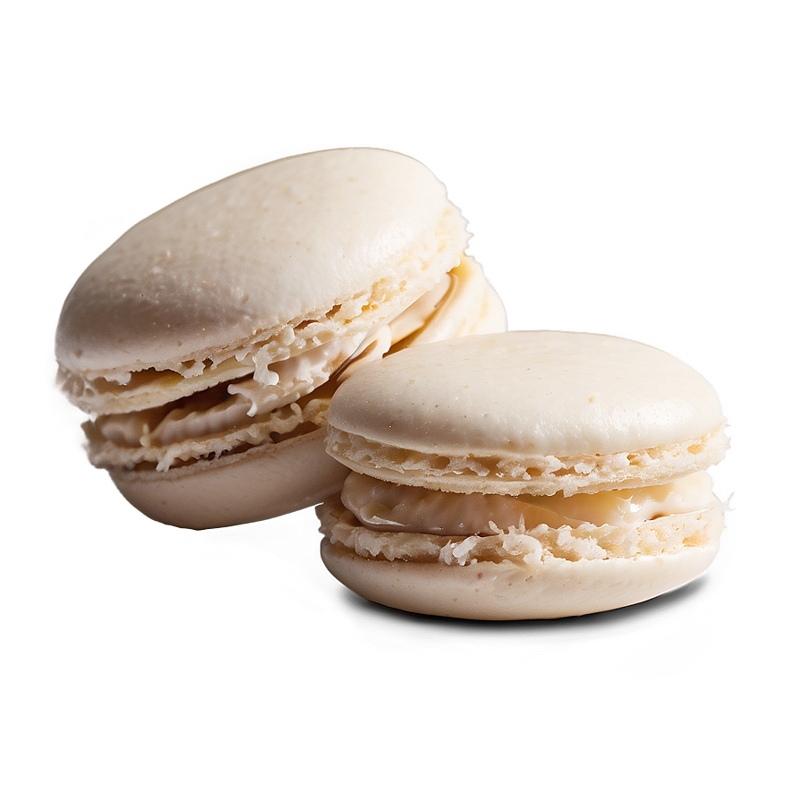 Coconut Macaron Png 40