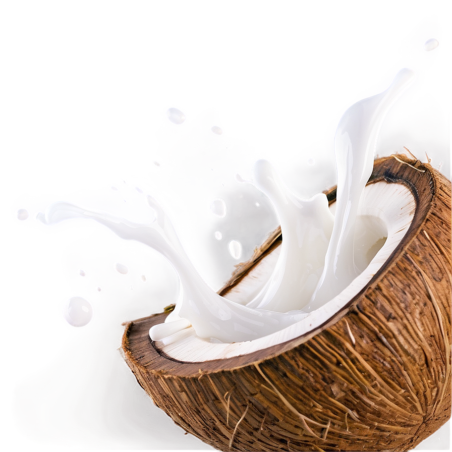 Coconut Milk Splash Png 47