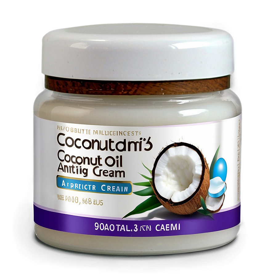 Coconut Oil Anti-aging Cream Png Jsu16