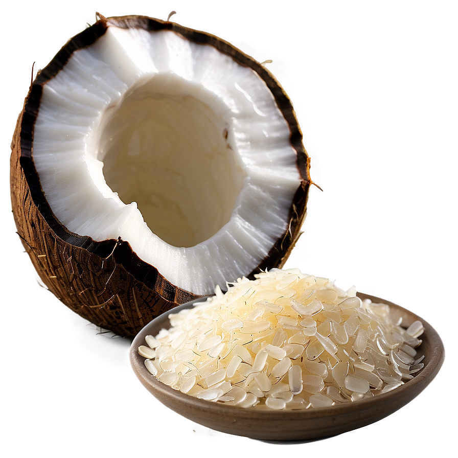 Coconut Oil Snack Ingredient Png Muw28