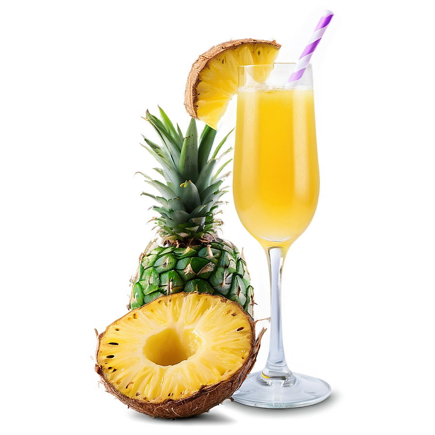 Coconut Pineapple Mimosa Png Pnc