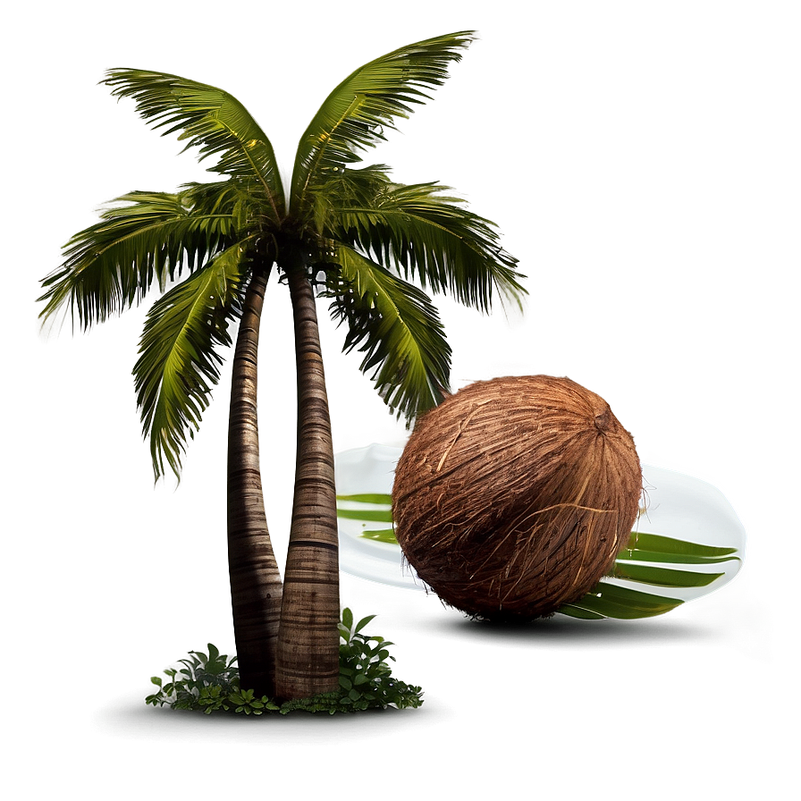 Coconut Tree In Paradise Png Gyu32