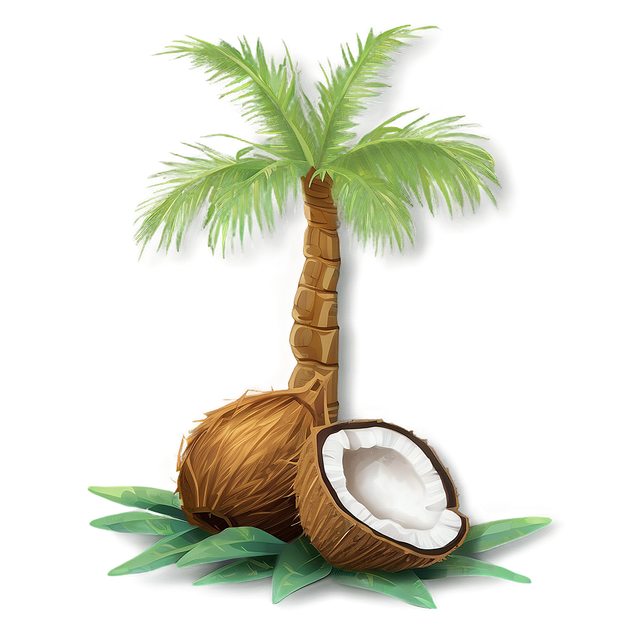 Coconut Tree Sketch Png 78