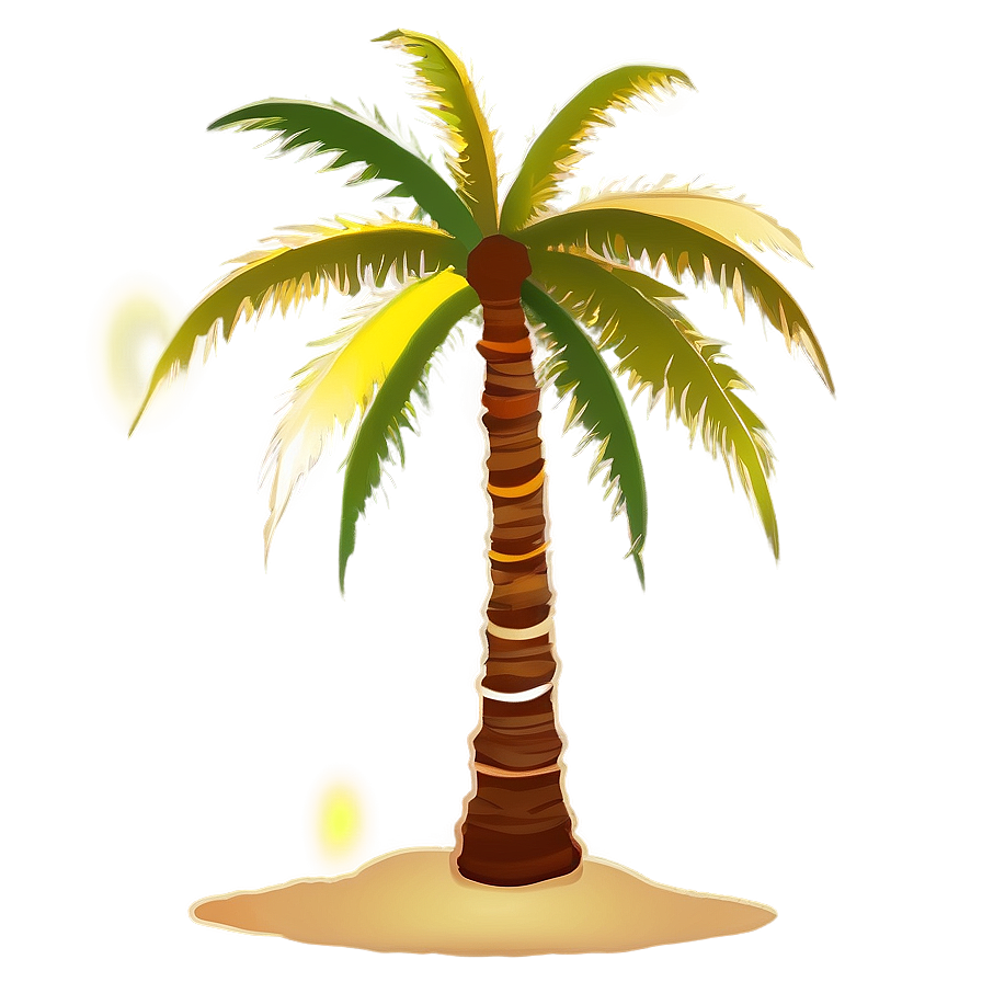 Coconut Tree Sunset Silhouette Png Jam42