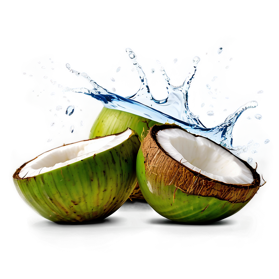 Coconut Water Splash Png 4