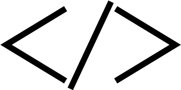 Coding Angle Brackets Graphic