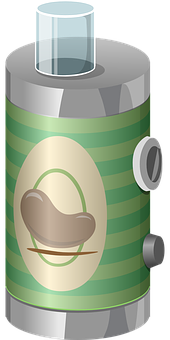 Coffee Bean Grinder Vector Illustration