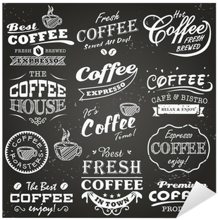 Coffee Chalkboard Art Collection