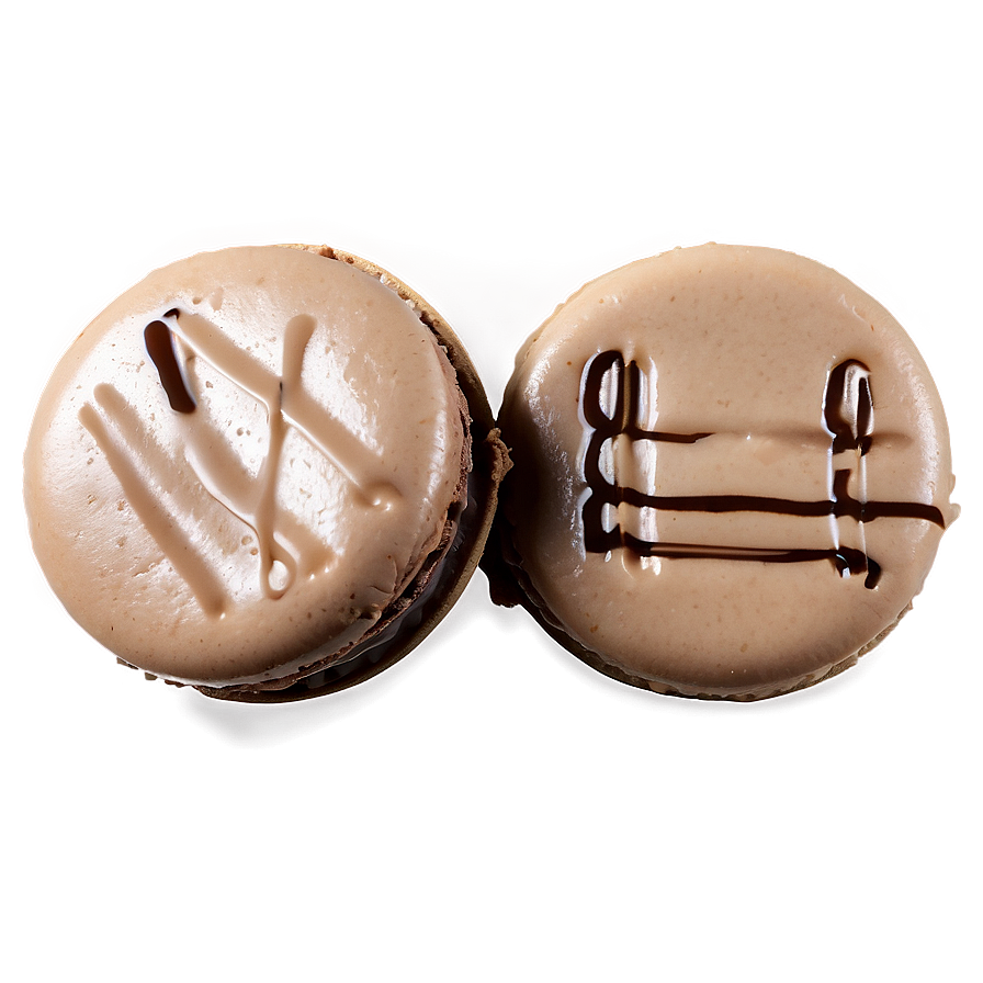 Coffee Macaron Png 6