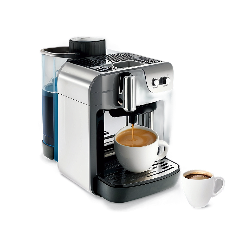 Coffee Machine With Milk Frother Png Kmu