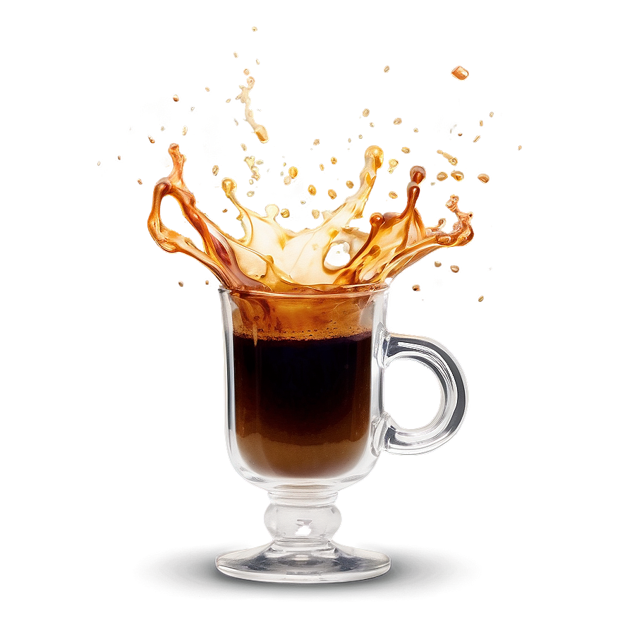 Coffee Splash Illustration Png Drs85