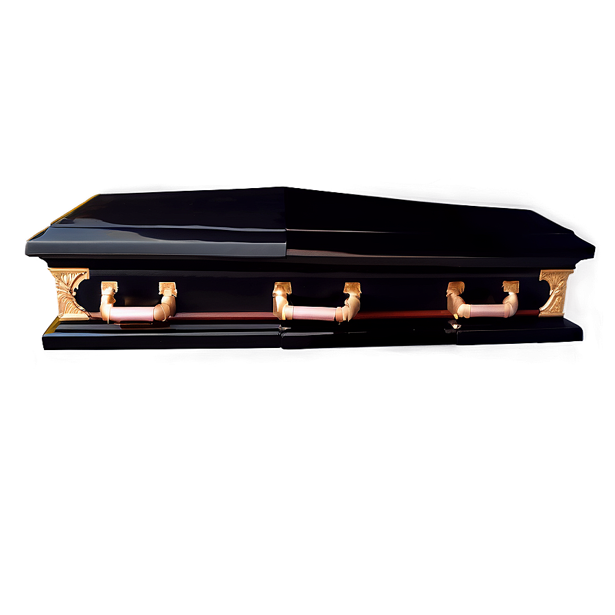 Coffin On Black Background Png 05242024