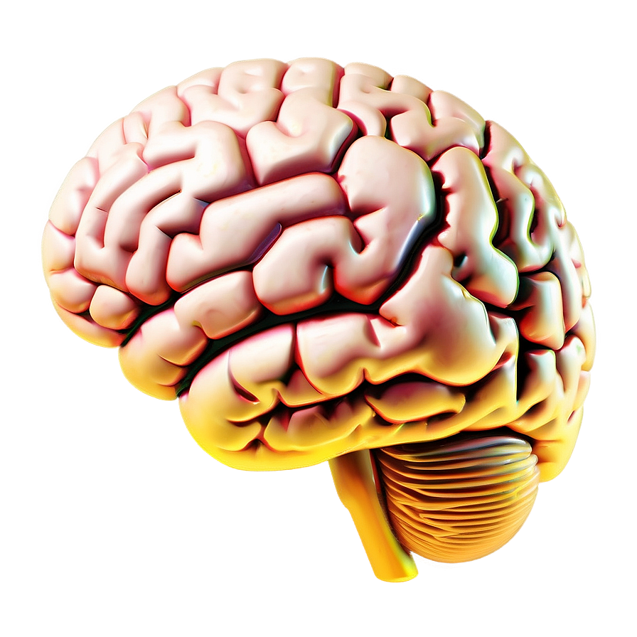 Cognitive Brain Emoji Png 64