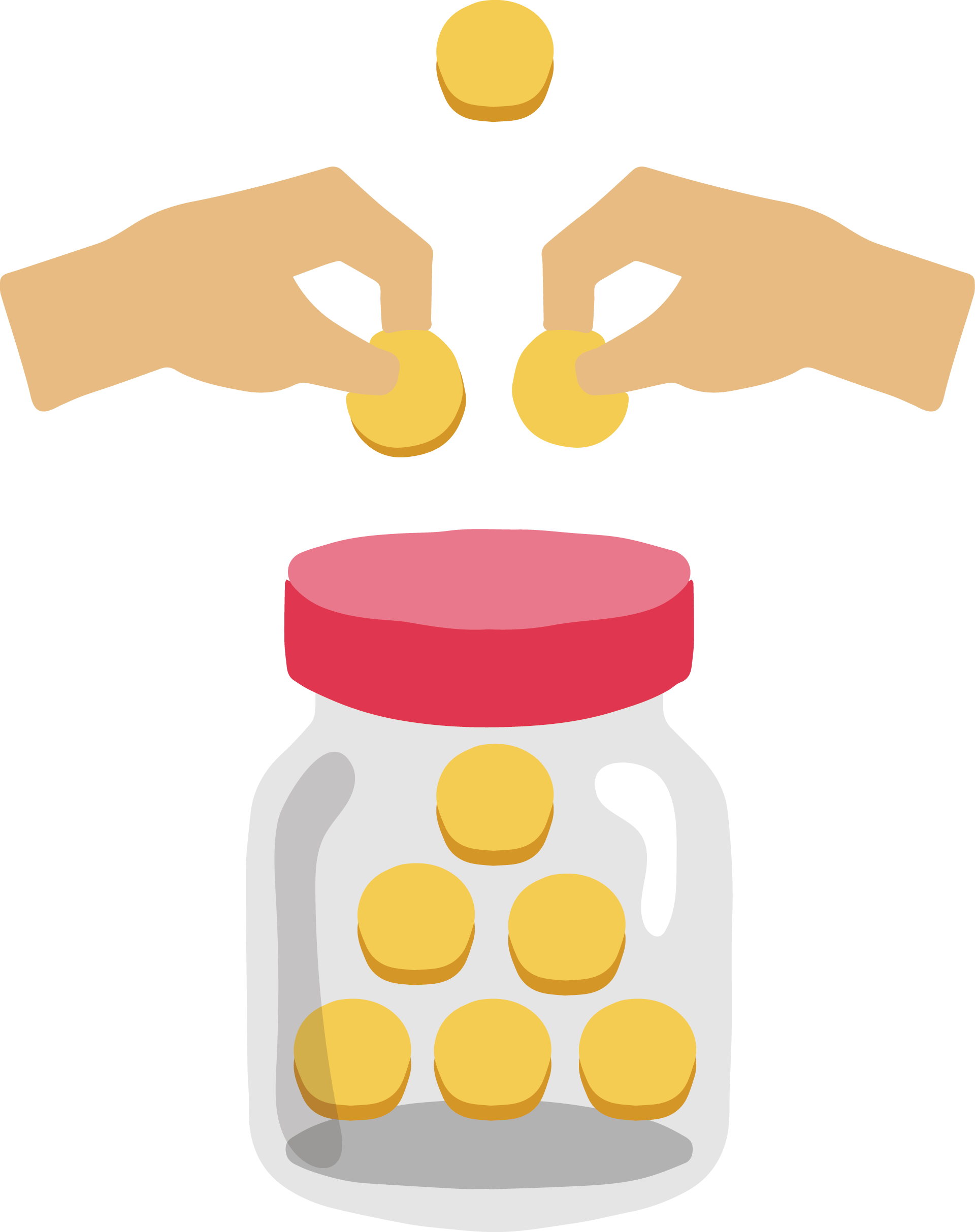 Coin Donation Jar