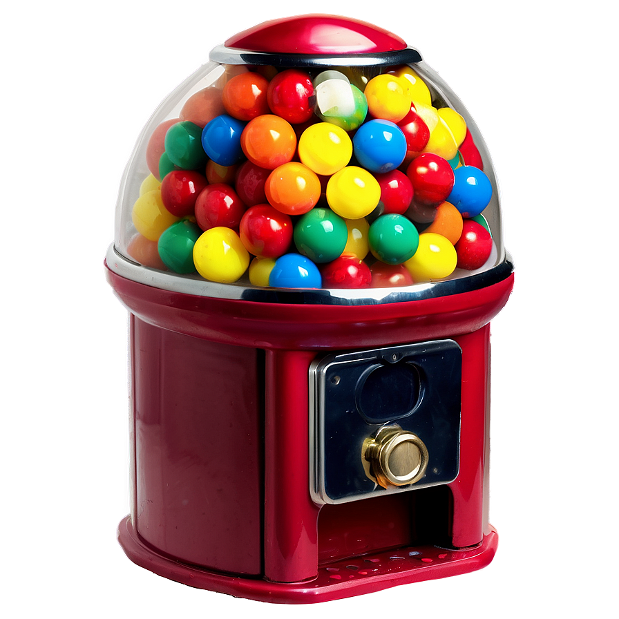 Coin-operated Gumball Machine Png 06292024