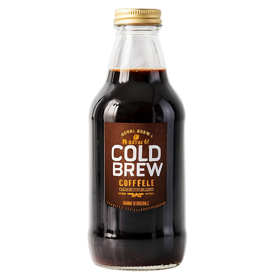 Cold Brew Coffee Bottle Png Uvc