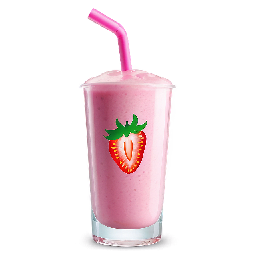 Cold Strawberry Milk Png 90