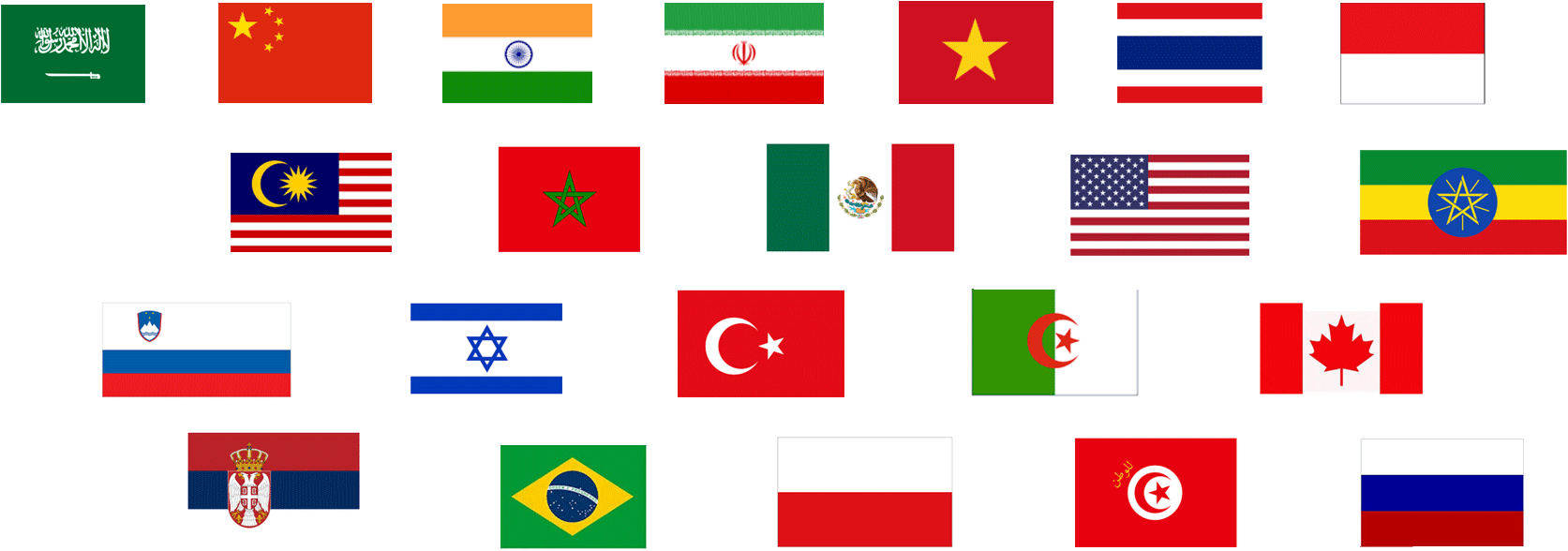 Collectionof World Flags