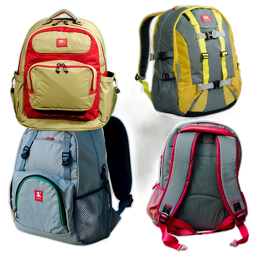 College Backpack Essentials Png 98