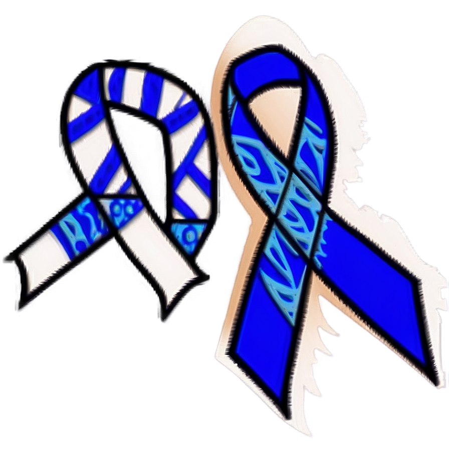 Colon Cancer Ribbon With Heart Png 14