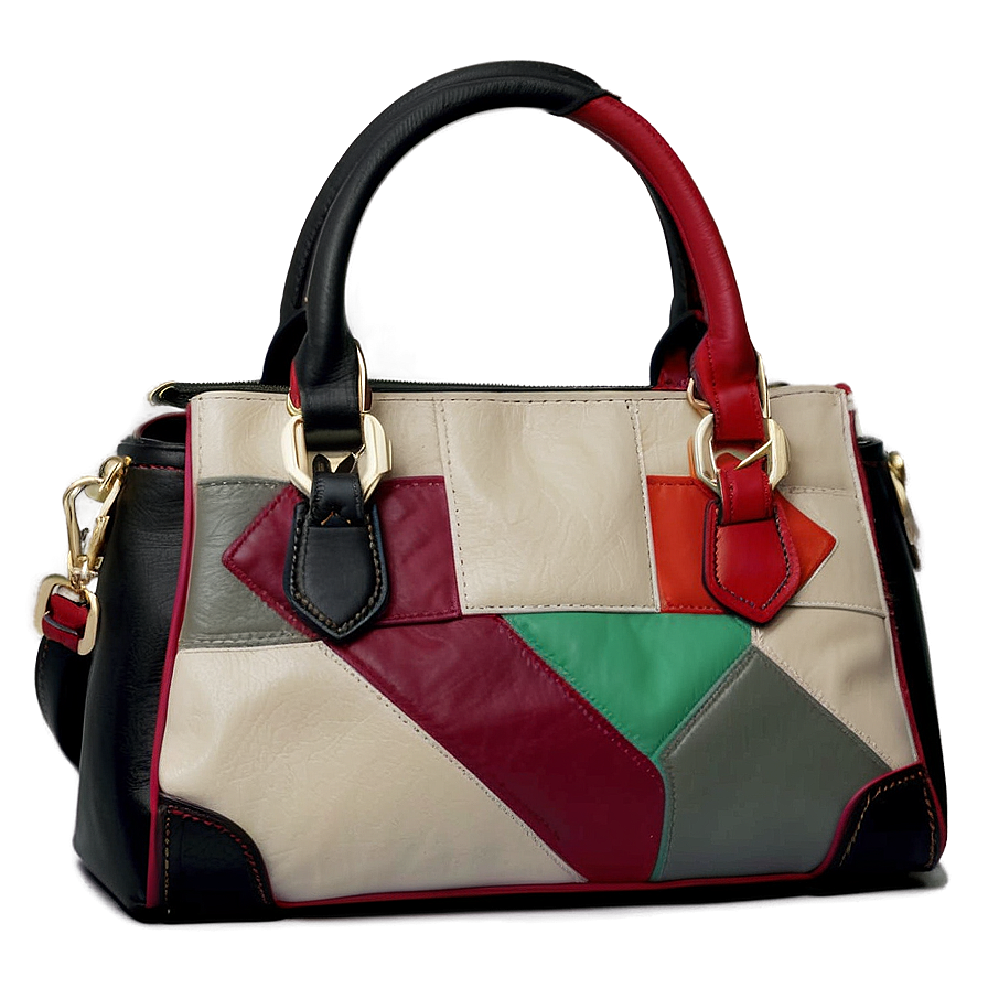 Color Block Handbag Png Mqa99