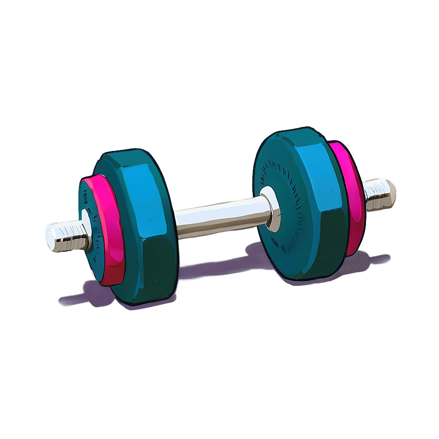 Color Coded Dumbbells Png 25