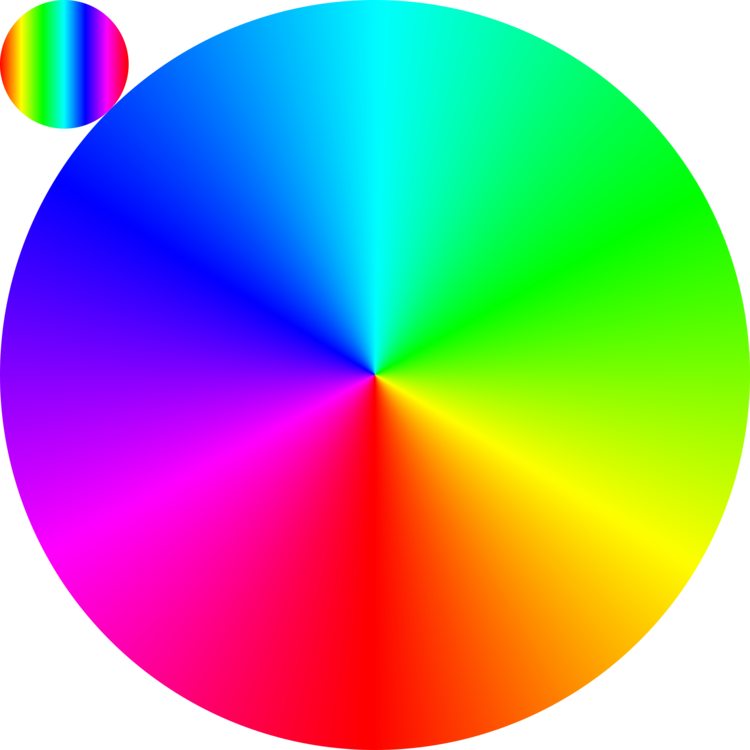 Color Wheel Spectrum Graphic