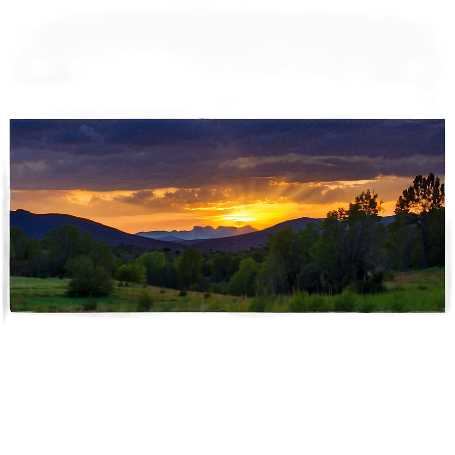 Colorado Sunset Png Brn