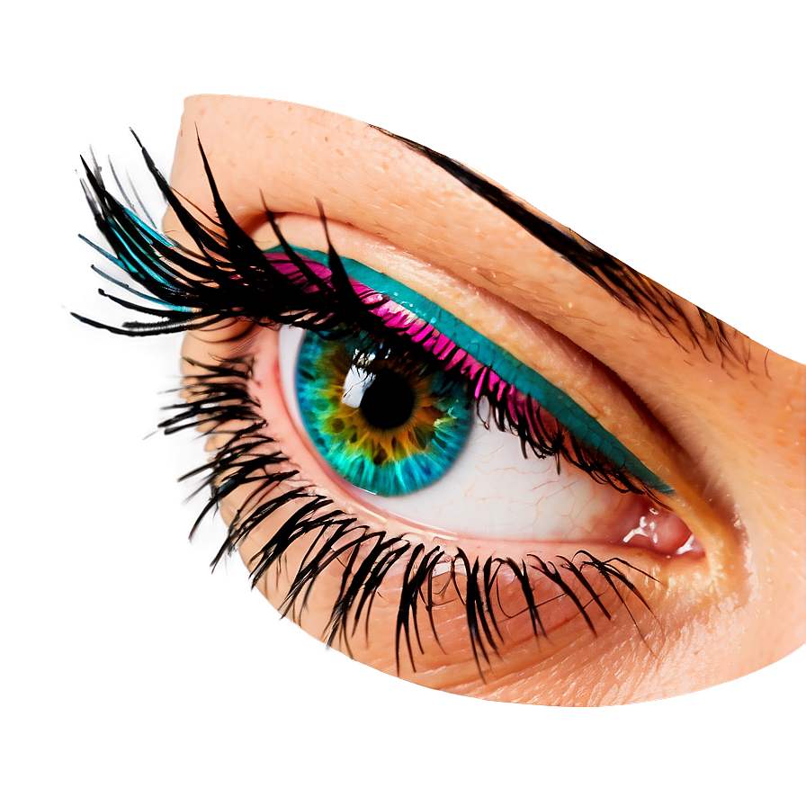 Colored Eyelashes Png 42