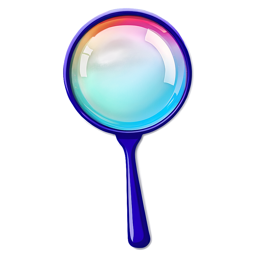 Colored Magnifying Glass Png 28