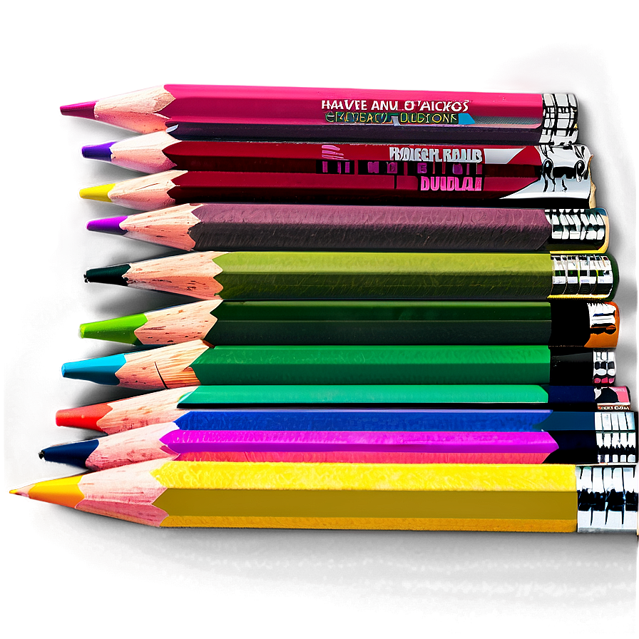 Colored Pencil Bundle Png Hnu