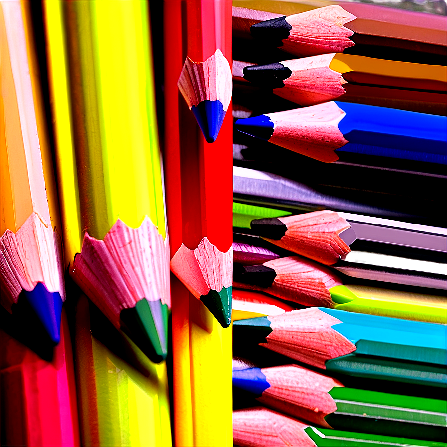 Colored Pencil Pack Png 06212024