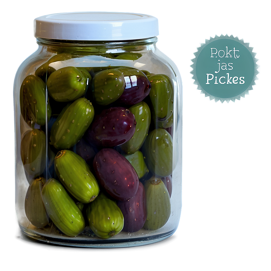 Colored Pickle Jar Png Xgn