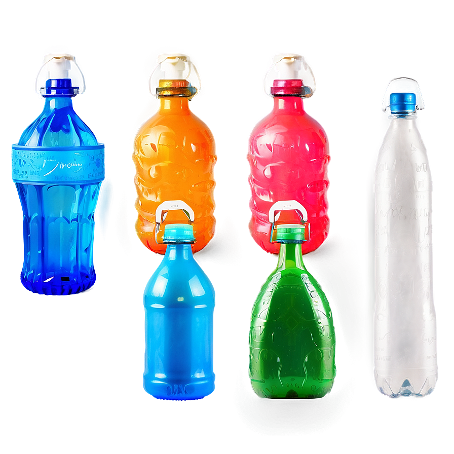 Colored Plastic Bottle Collection Png 05252024