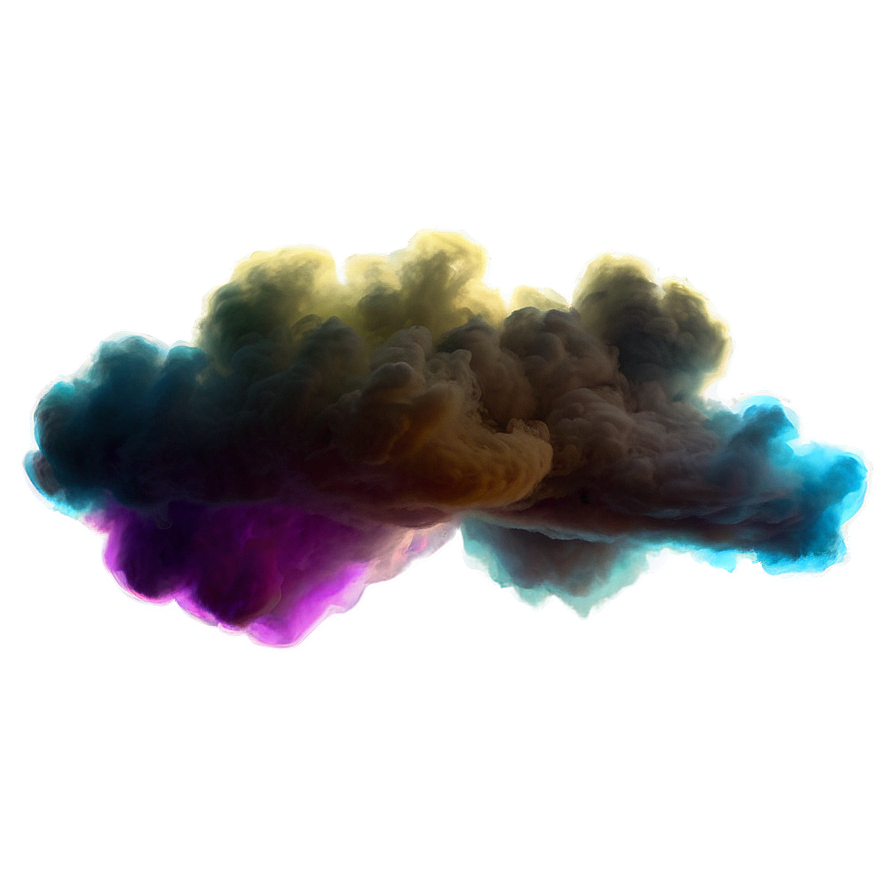 Colored Smoke Clouds Png Ahv93