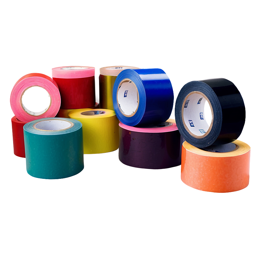 Colored Tape Variety Overlay Png Kso