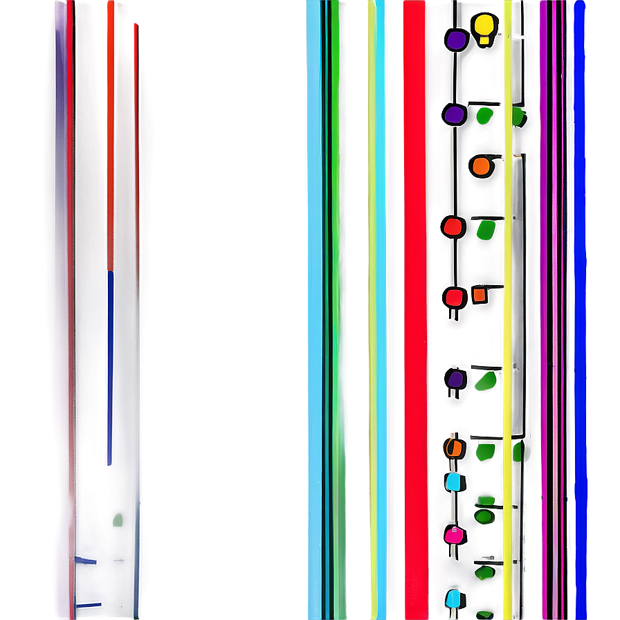 Colored Vertical Line Graphic Png 06132024