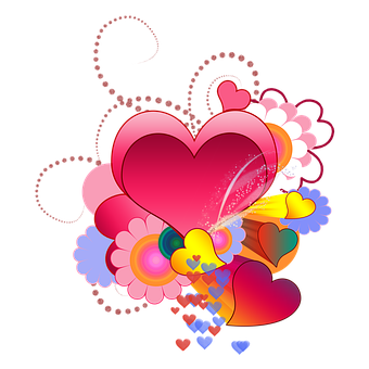 Colorful_ Abstract_ Heart_ Design