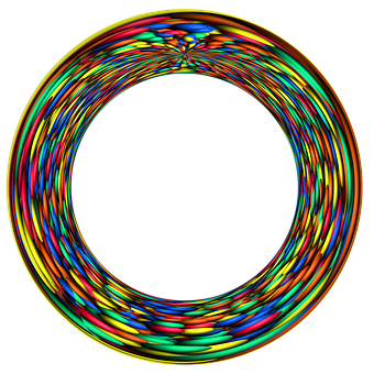 Colorful Abstract Ring Art