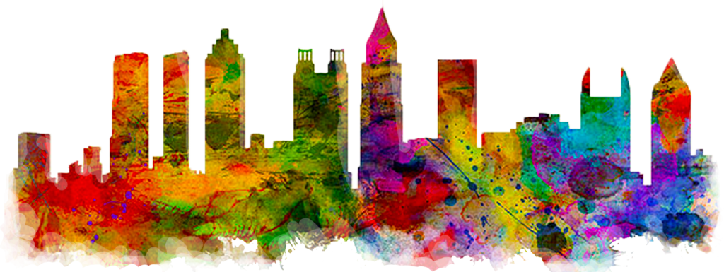 Colorful_ Abstract_ Skyline