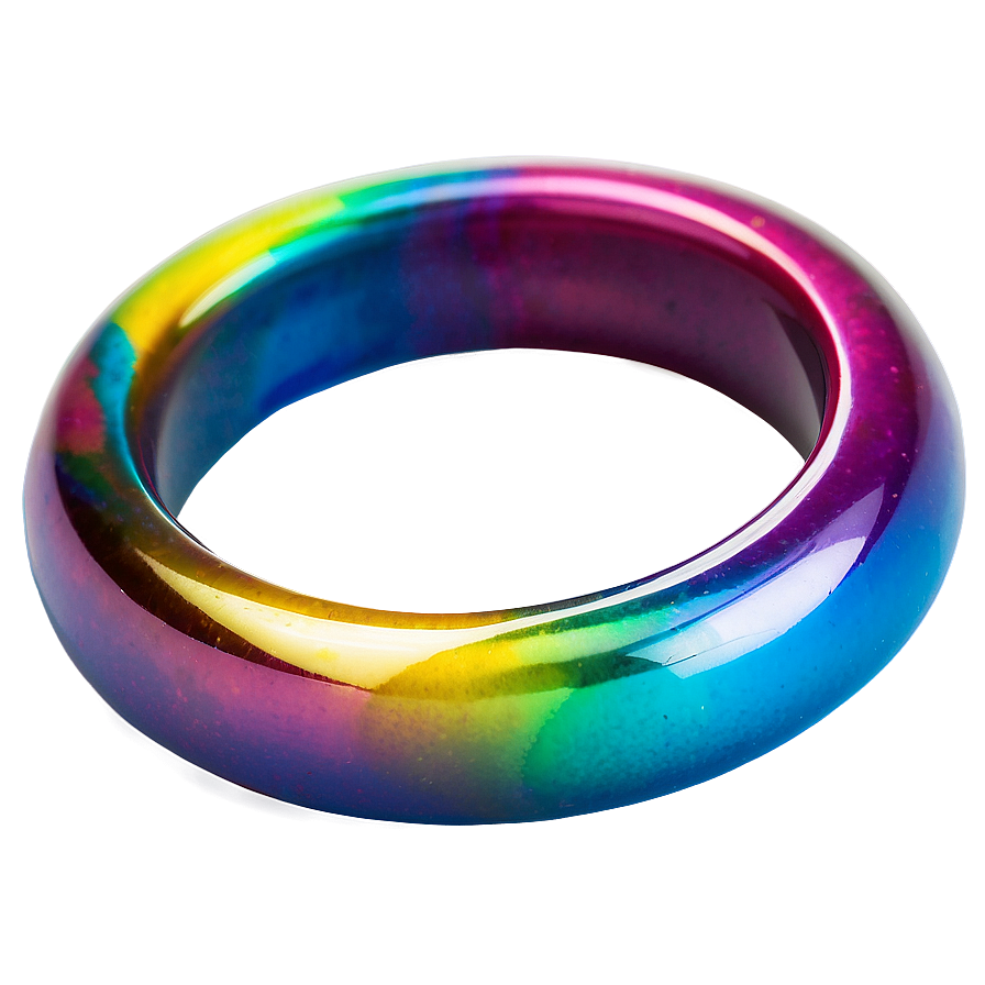 Colorful Acrylic Rings Png 06122024