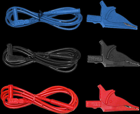 Colorful Alligator Clip Cables